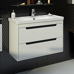 Ceruttispa Тумба с раковиной Мессина 70 подвесная – фотография-2